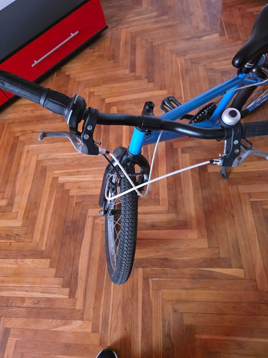 Bicicleta MTB DHS 26'' + MTB Btwin 20'' albastre