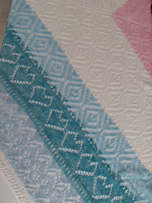 Ажурная шаль хэндмейд