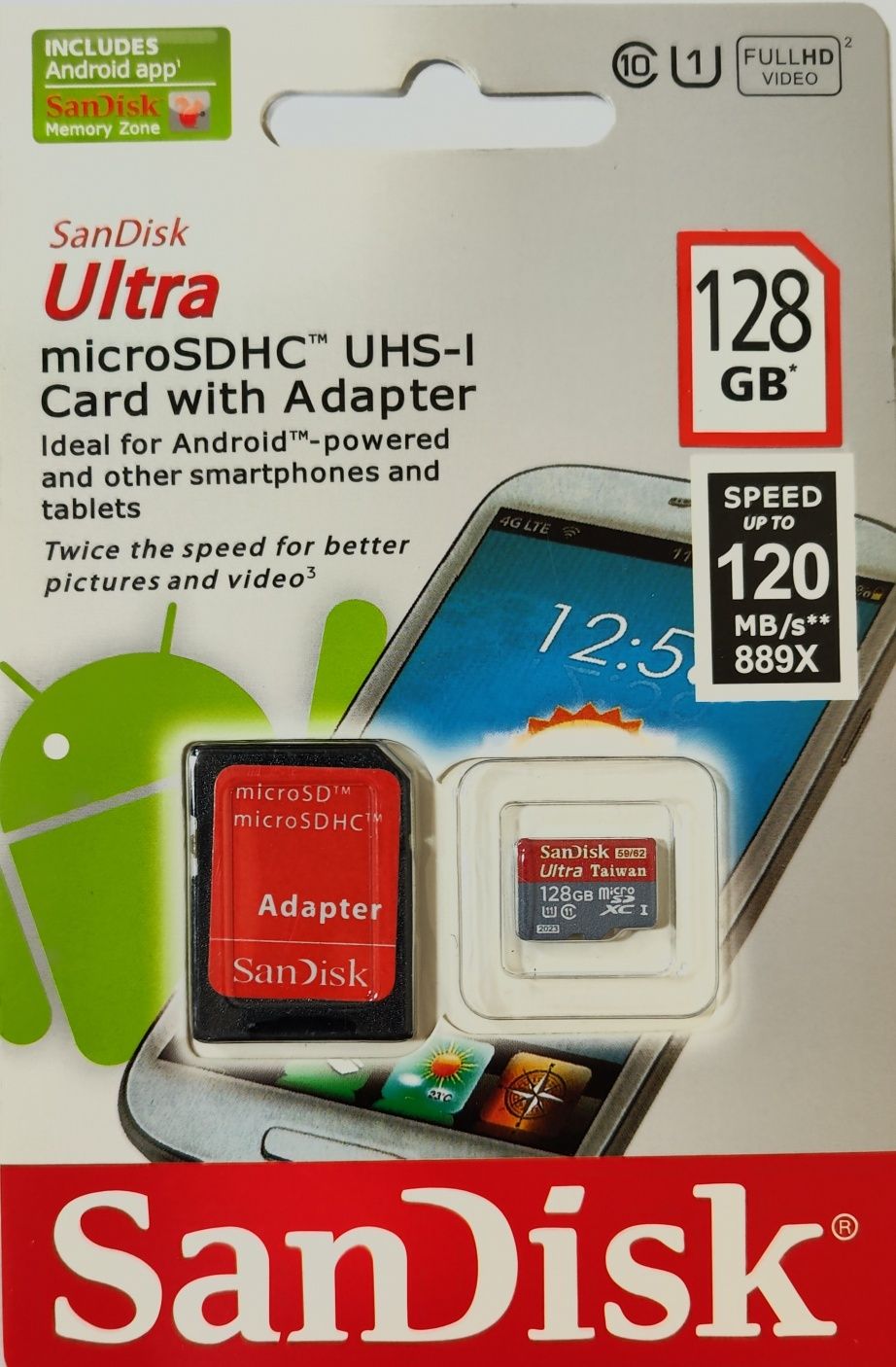SanDisk Ultra / микро флешка 32/64/128/256/ GB micro SDHC Class 11: 28 ...