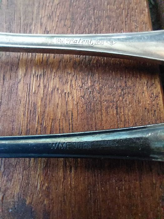 Комплект немски дебело посребрени прибори