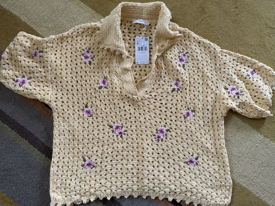 Плетена блуза MNG XL