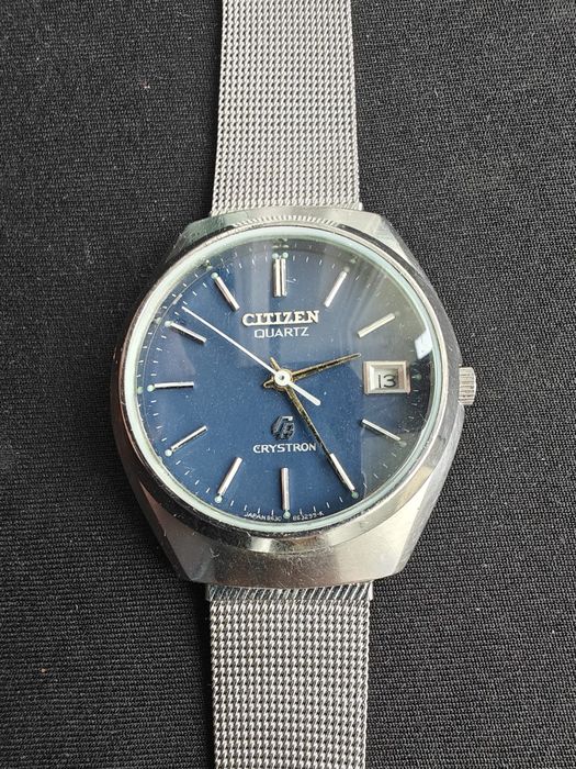 Ceas Vintage Citizen Crystron Quartz - Brățară Milanese