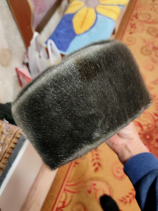 Шапка мех нерпа.