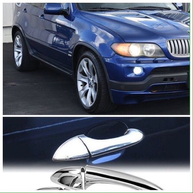 БМВ Х5 Е53 хром дръжки за врати BMW X5 INDIVIDUALникел бъбреци 3.0 4.8