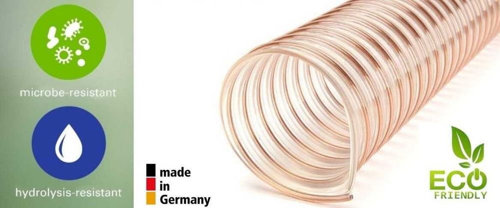 Полиуретанов маркуч за Аспирация, Вентилация, Дървообработващи машини