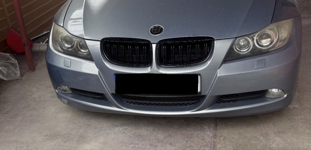 Bara fata BMW E90 E91 cu capace spalatoare A34 Arktis Metallic