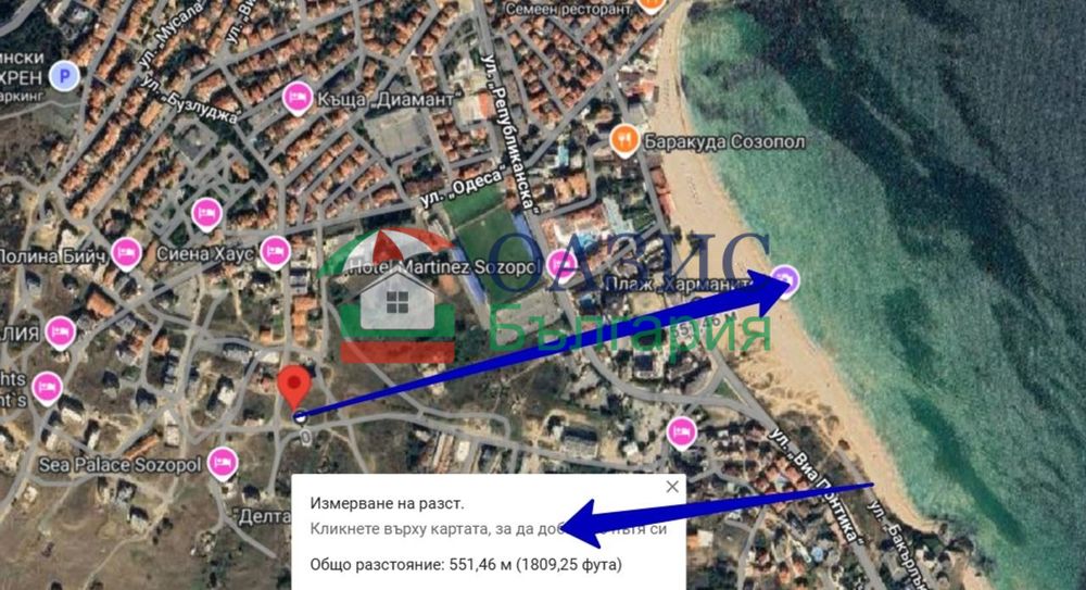 Апартамент с една спалня и двор в новата сграда "Созопол Резиденс Фортуна", Созопол, 61.4 кв.м + двор 17.07 кв.м,