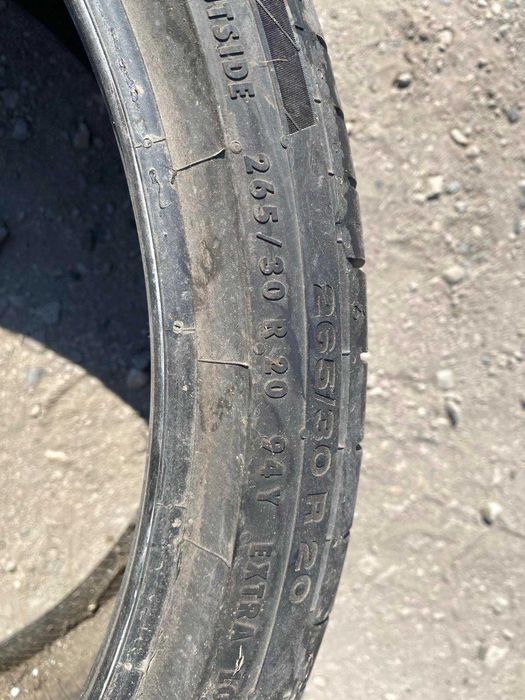 3 бр Летни Гуми Continental 265/30 R20 DOT 1820 грайфер 5мм ном 20