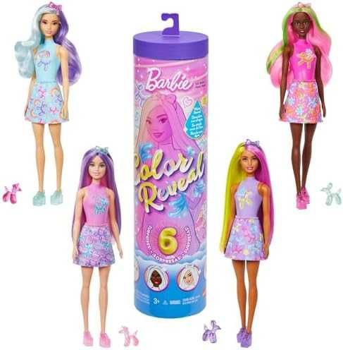 Нова Барби играчка Barbie Кукла Сменящ Цвят Балонена Серия + Аксесоари