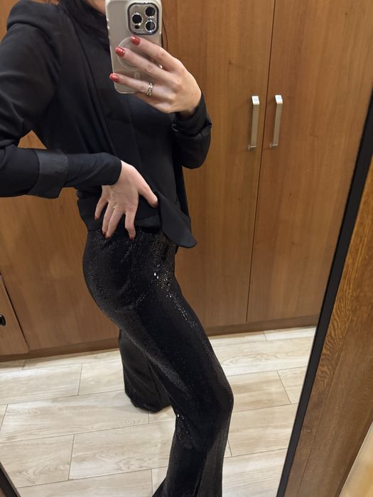 Дамски панталон с пайети