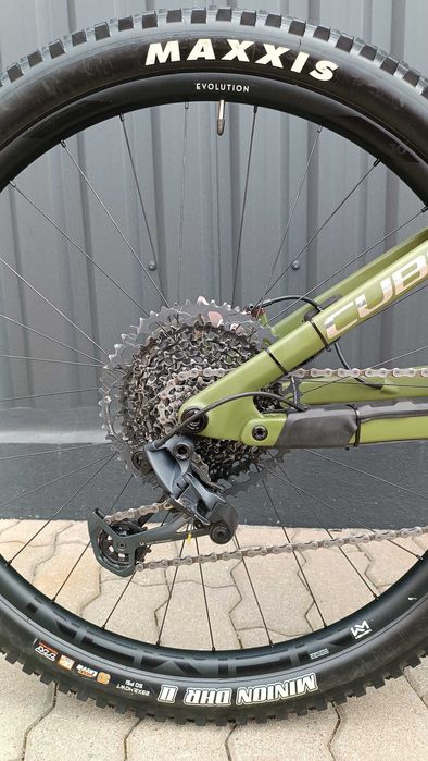 Bicicleta Second hand enduro CUBE Stereo ONE 77, carbon, verde, M