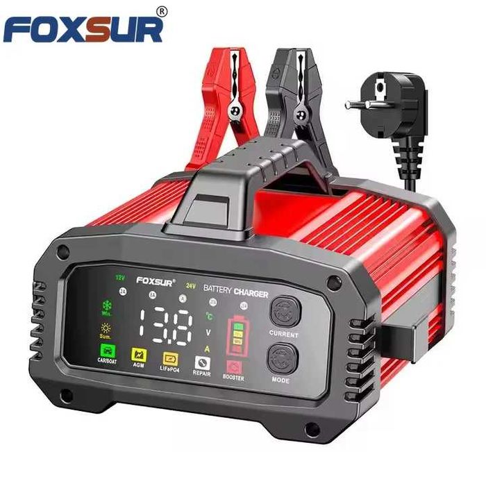 Умно зарядно за акумулатори 12V/24V, 25А, с функция Десулфатизация.