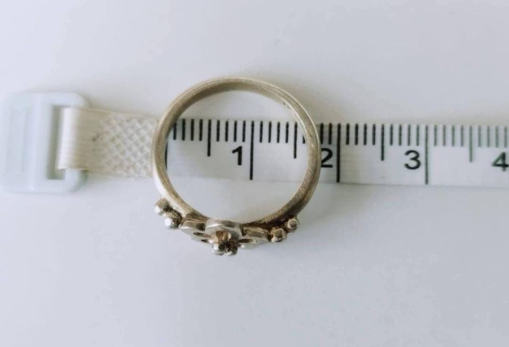 Vechi inel argint 925 placat cu aur