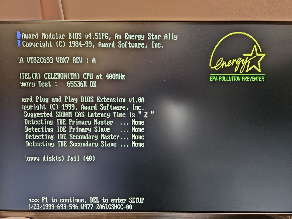 Kit retro AT Intel Celeron 400Mhz