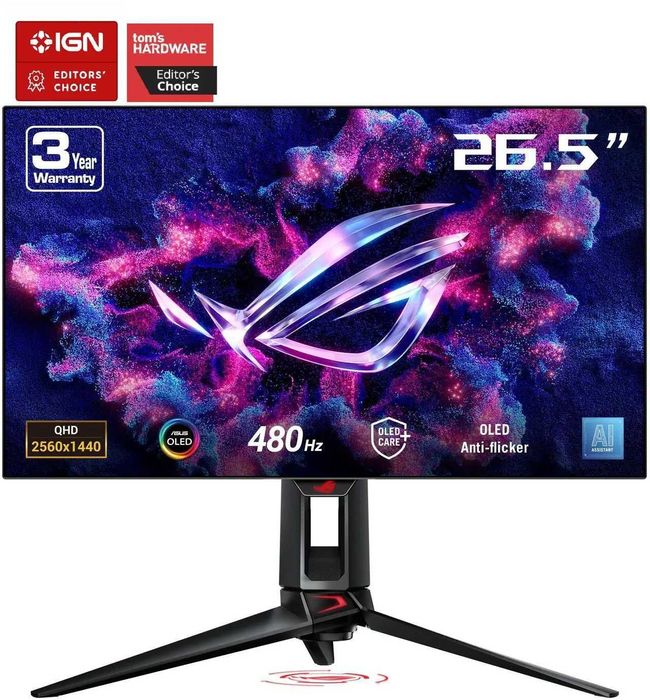Asus Rog Swift 27" PG27AQDP 480hz 0,03 ms