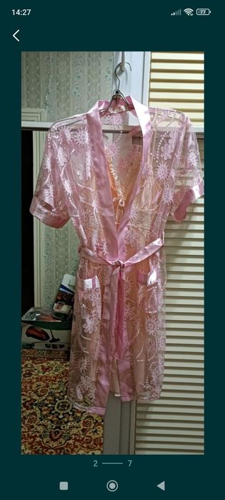 Пеньюар, подьюбники, пижама