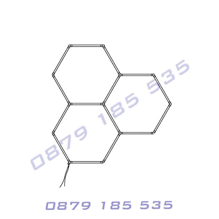 LED панели Пчелна пита осветление интериор гараж лампи работа таван