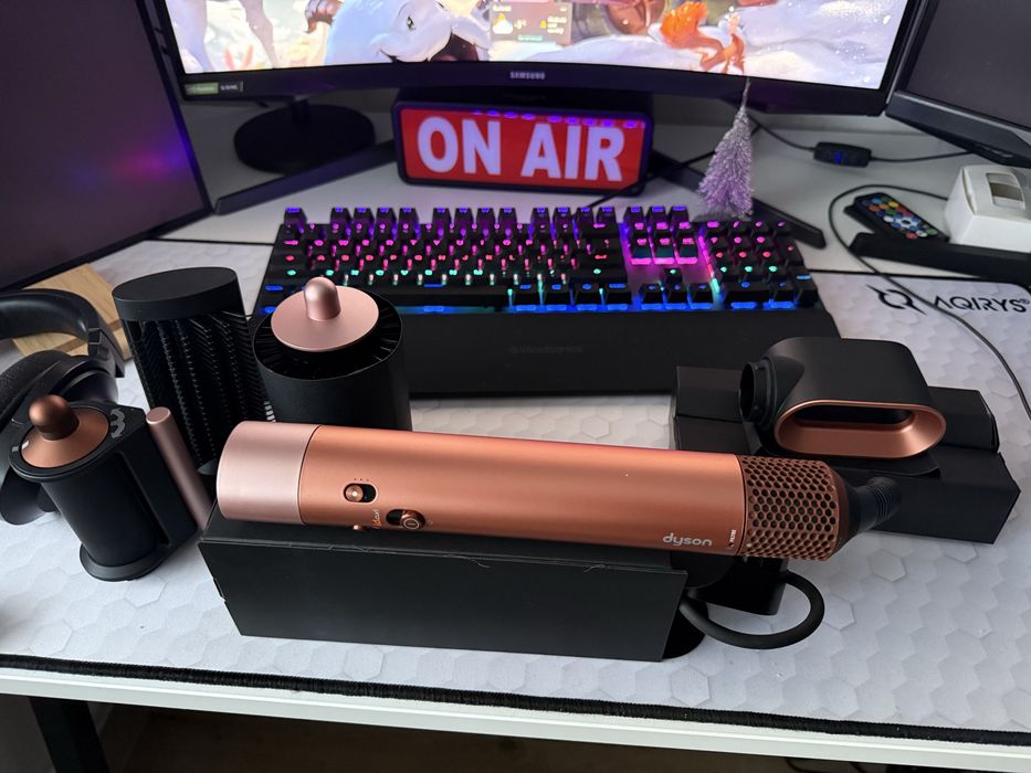 Perie par Dyson Hs08 cu functie Bluetooth