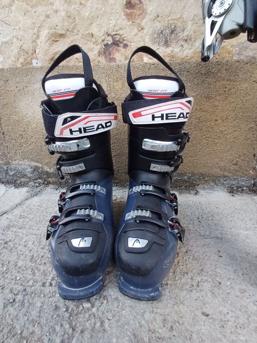 Ски, ски обувки и щеки