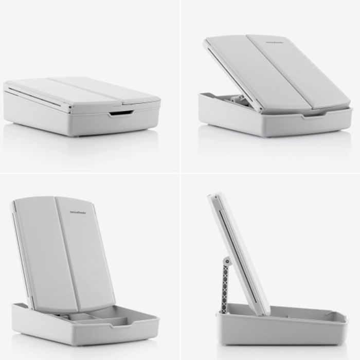 Сгъваемо козметично огледало 3in1 LED С органайзер за грим