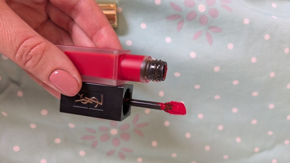 YSL  течно червило ,Мат ефект