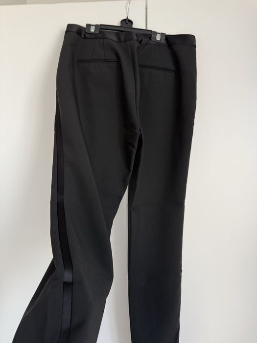 Брюки Zara с лампасами, чёрные, р. L