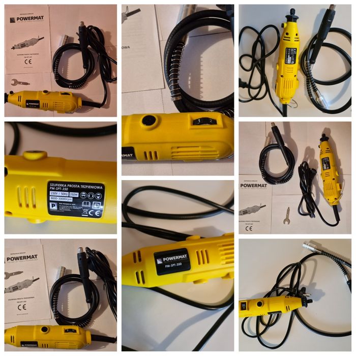 Mini freză/Polizor drept/ax Powermat PM-SPT-350W