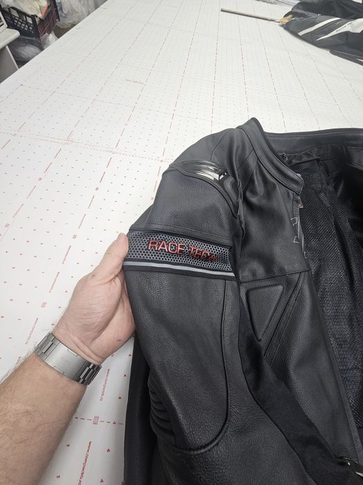 Geacă moto din piele Adrenaline XXL nouă