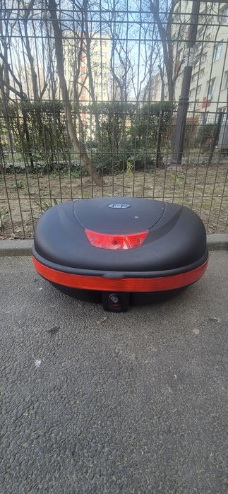 Top case moto cu suport