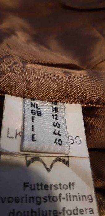 Geaca de piele maro sidefat, pentru dama