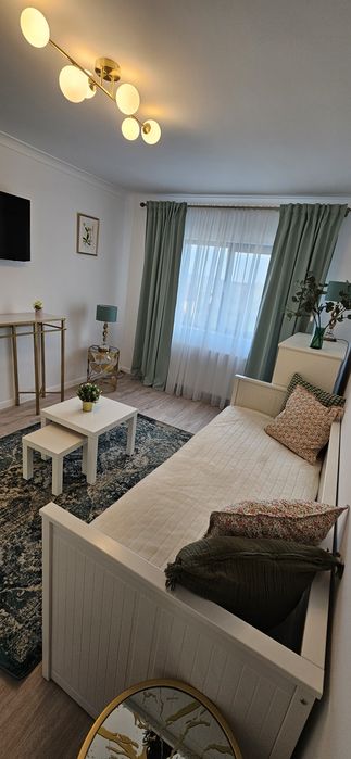 Garsonieră 36 mp, bloc nou, mobilată, balcon – Ipotești, 1 km Suceava
