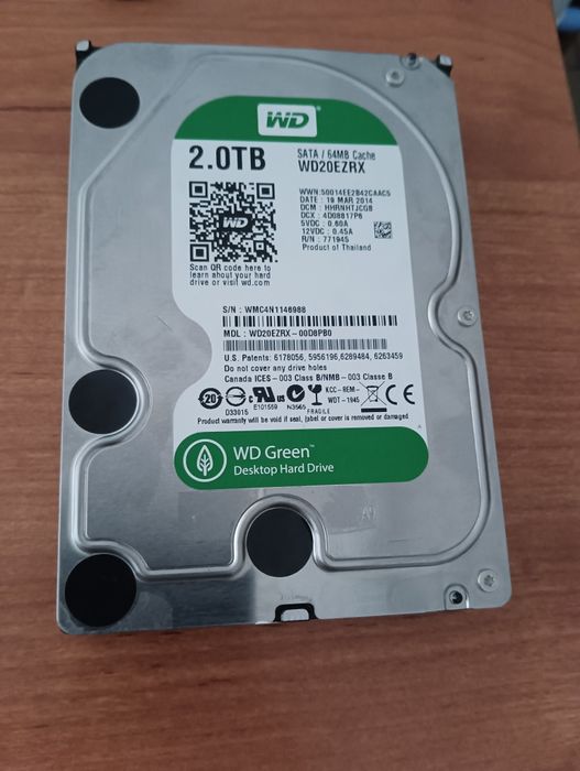 Жёсткий диски 2TB SATA