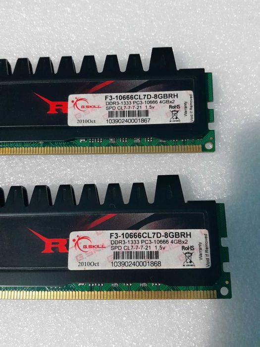 Kit 8GB RAM G.SKILL (2x4GB) DDR3 1333MHz