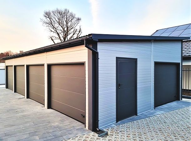 Facem garaje auto din structura metalica si cu panouri sandwich