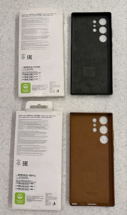 Чехлы Samsung Leather Case Galaxy S23 Ultra