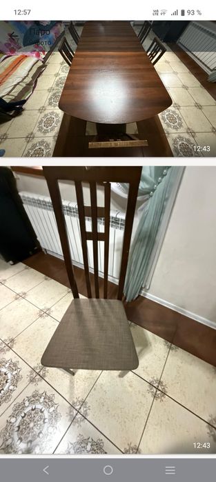 Продам стол с стульями