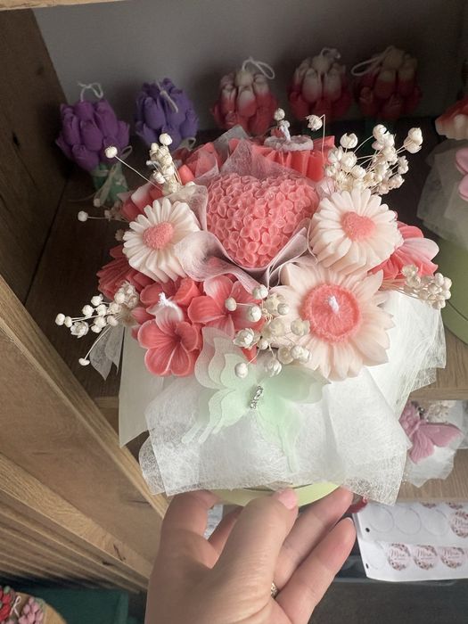 Aranjament din ceara naturala de soia