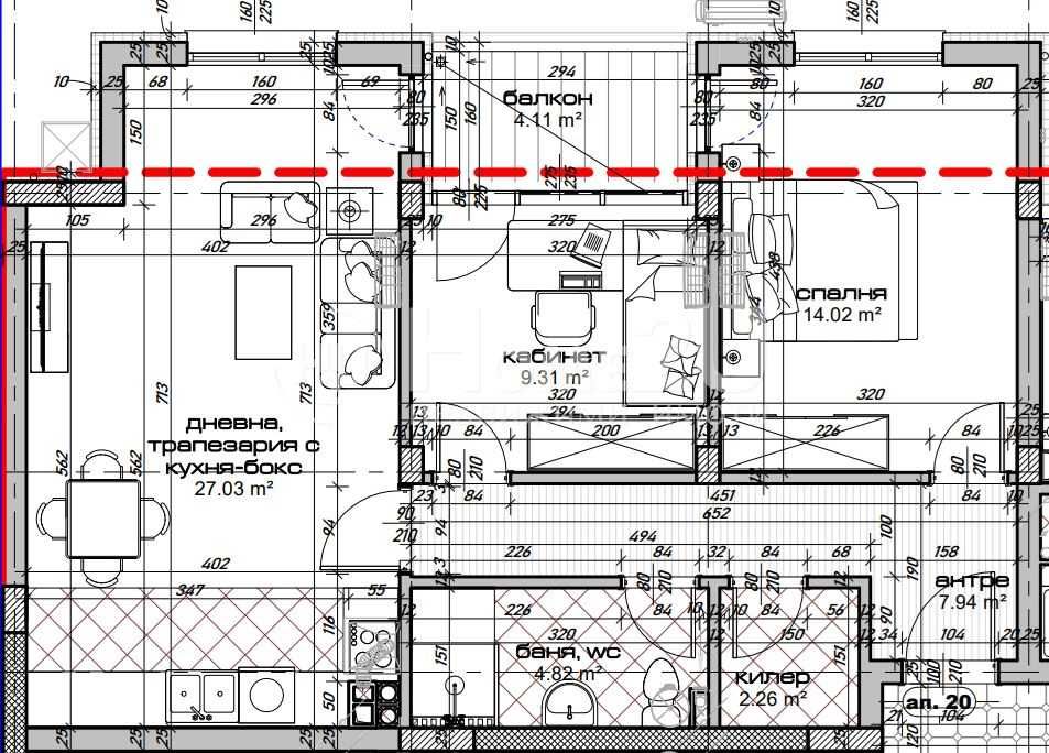 Продава се Тристаен апартамент в Варна, Кайсиева градина - 102 кв.м за 1373 €/кв.м - Снимка #1