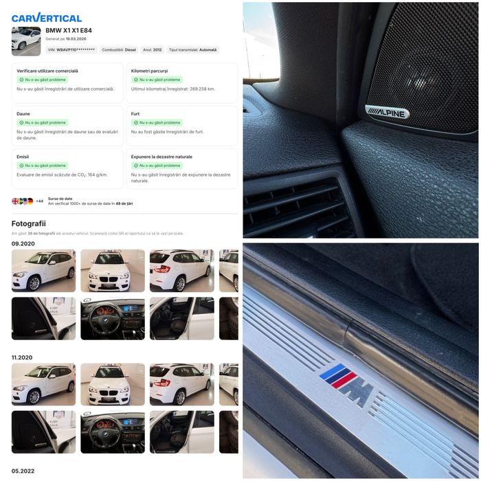 BMW X1 2012 xDrive pachet M audio Alpine