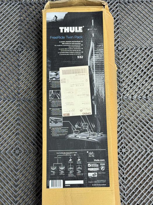 Pachet Suport Biciclete Thule FreeRide 532 - 2 Bucati