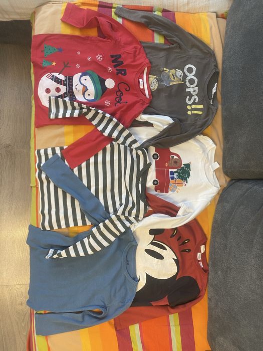 6 bluze si 2 pantaloni copii 4 ani