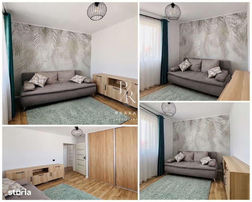 Apartament 3 camere, balcon, parcare, boxa, mobilat complet, zona JYSK