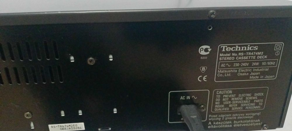 Deck  casetofon Technics RS-TR474 M2 JAPAN