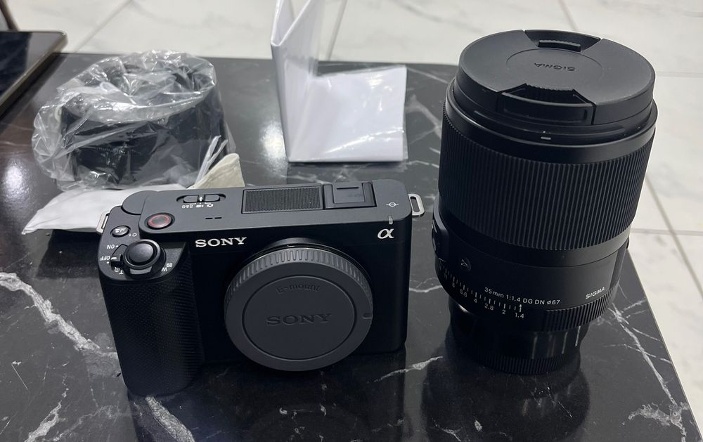Sony ZV e1 sigma 35mm f1.4