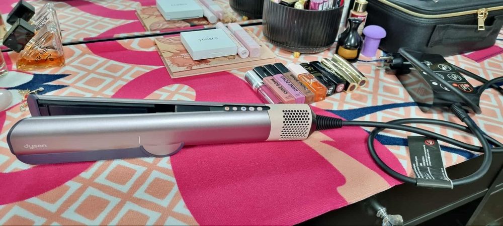 Сешоар-преса за коса Dyson - Airstrait, Jasper Plum, Limited edition