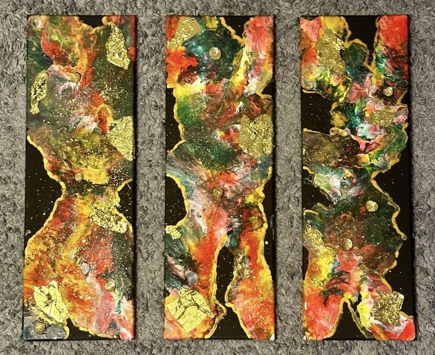 Tablou abstract pe panza!