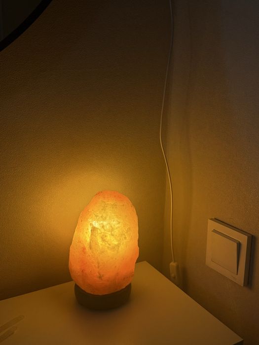 Солевая лампа лампа внутри