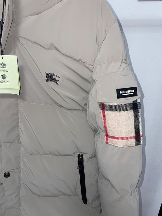 geacă Burberry gri