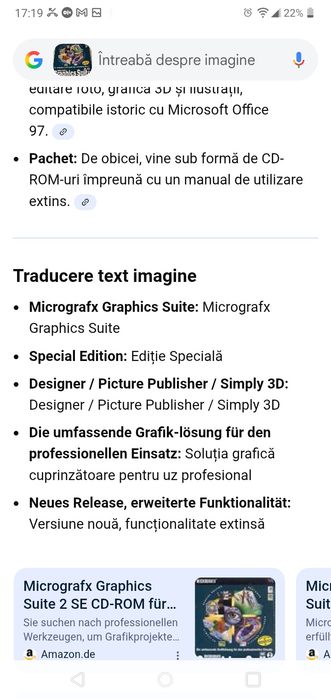 Suită grafică Micrografx 2 multifuncționala Windows 95, 97 Me, XP, NOU