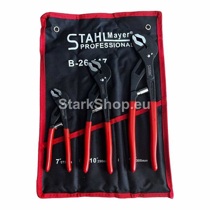 Комплект автоматични клещи гарги STAHLMAYER 175/250/300 мм